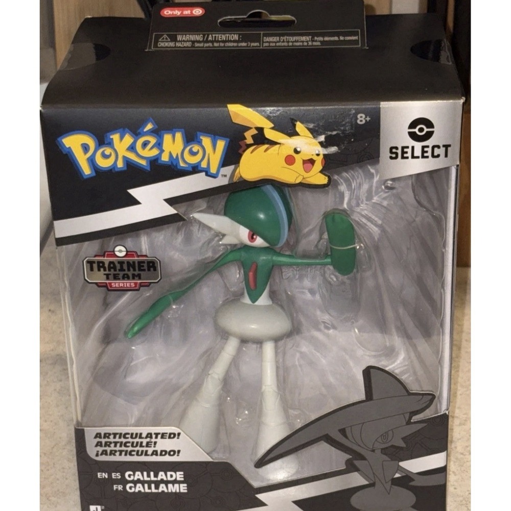 POKÉMON GALLADE TRAINER TEAM SERIES SELECT ARTICULATED ACTION FIGURE!! NEW!!